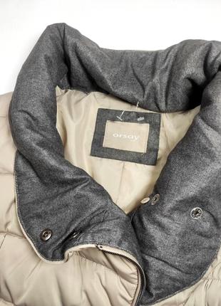 Куртка женская дута/стеганная бежевого цвета от бренда orsay xs s5 фото