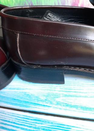 Кожаные туфли лоферы ручной работы samuel windsor8 фото