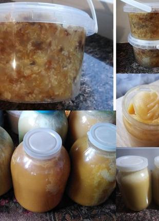Натуральний мед, забрус (різнотрав'я тмний, світлий, кремовий мед, соняшник) продаж/обмін2 фото