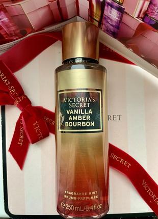 Victoria's secret vanilla amber bourbon fragrance mist3 фото