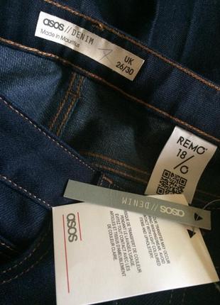 Високі/укорочені джинси з стрілками asos5 фото