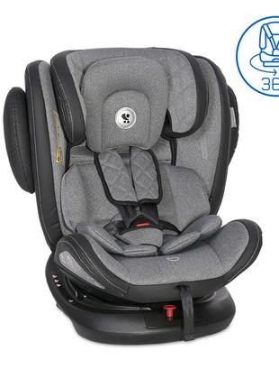 Автокрісло lorelli aviator + sps + isofix (0-36 кг) світло-сірий