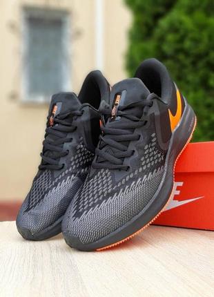 Мужские кроссовки nike zoom winflc 6 черные с оранжевым скипью sale &lt;unk&gt; smb