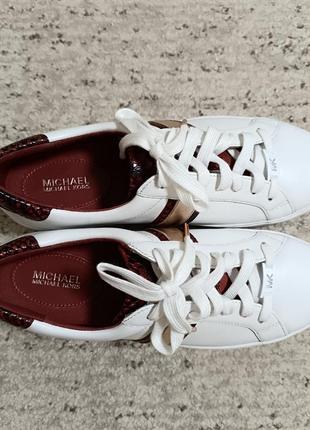 Дизайнерські кросівки michael kors 8.5 original logo3 фото