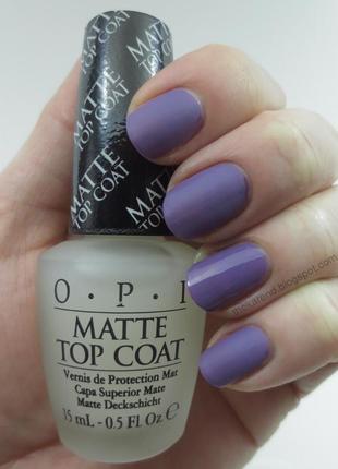 O. p. i matte top coat opi верхнє покриття матове 15ml оригінал можна обмін8 фото