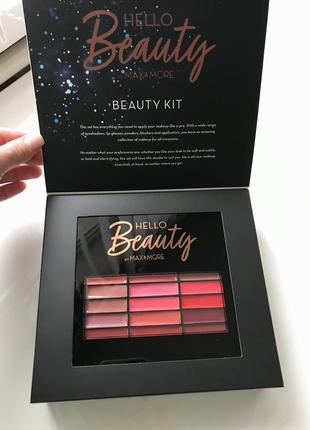 Набор для макияжа max &amp; more beauty kit be beautiful