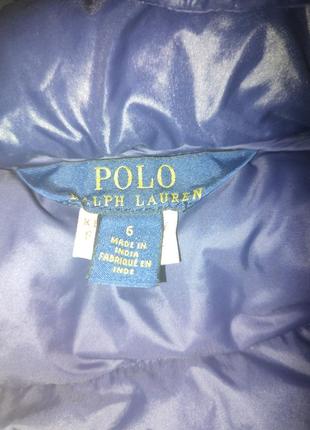 Пуховий жилет polo ralph lauren унісекс на 5-8 років4 фото