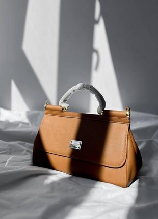 Жіноча сумка d&g sicilly brown