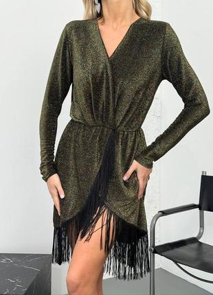 Вечірня сукня з люрекса  +бахрома
•мод# 132

тканина - люрекс8 фото