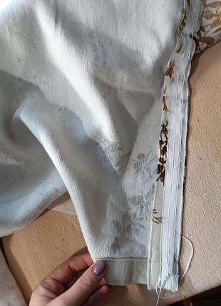 Комплект 2 шт шторы льняные коттон 220/220 см коттон плотные шторы листьев принт