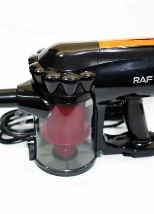 Вертикальный ручной пылесос без мешка колбовый циклонного типа raf 8672 (600w)