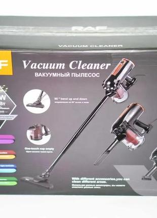 Вертикальный ручной пылесос без мешка колбовый циклонного типа raf 8672 (600w)