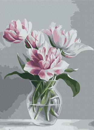 Картины по номерам "ваза нежности" раскраски по цифрам.30*40 см.украина