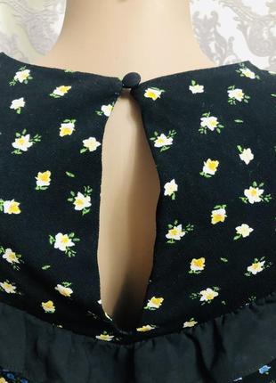 Кофта блуза в цветочный принт3 фото