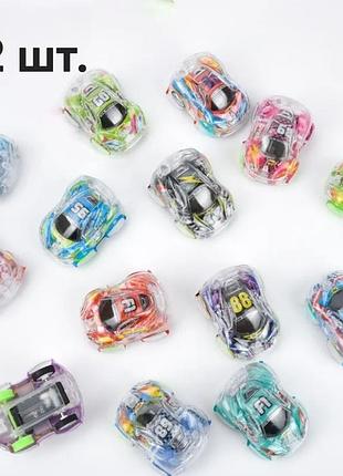 Набір інерційних міні-машинок 12 шт.