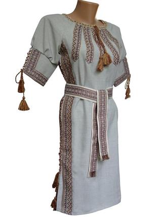 Вишита жіноча сукня в українському стилі2 фото
