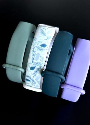 Комплект силіконових ремінців mrk для фітнес браслета xiaomi mi band 3/4 early spring (mrk2634)