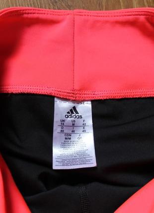 Спорт бриджі капрі модні дизайн adidas women's pants crop leggings fitted black2 фото
