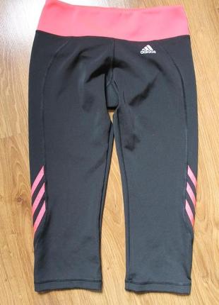 Спорт бриджі капрі модні дизайн adidas women's pants crop leggings fitted black