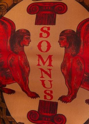 Bershka кроп-татоп футболка сітка єгипетський бог сну somnus і леопардовий принт, р. xs4 фото