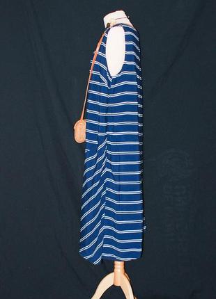 Батал 20 платье сарафан с асимметричным низом свободное легкое4 фото