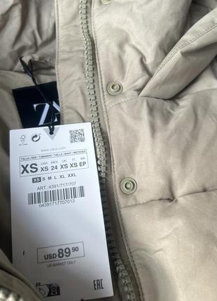 Куртка пуфер zara жіноча куртка5 фото