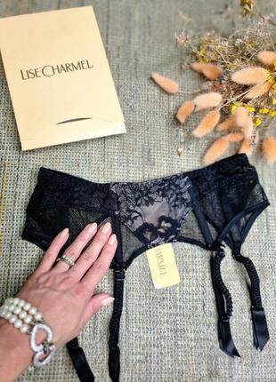 Пояс для чулок lise charmel resille lotus черный