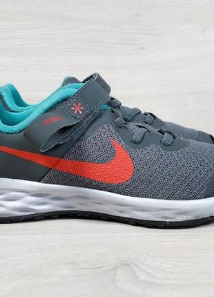 Дитячі кросівки на липучці nike revolution оригінал, розмір 29.5