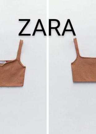 Новый натуральный топ бренда zara u9 8 eur 362 фото