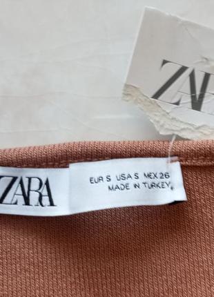 Новый натуральный топ бренда zara u9 8 eur 369 фото