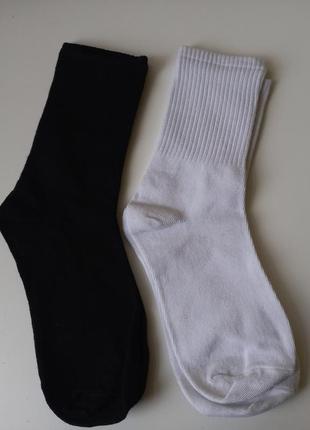 Жіночі шкарпетки носки комплект шкарпеток 2 пари класичні без принта 10582 фото