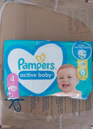 Подгузники pampers active baby 4 из польщи2 фото