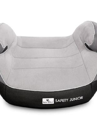 Бустер lorelli safety junior fix (15-36 кг) grey