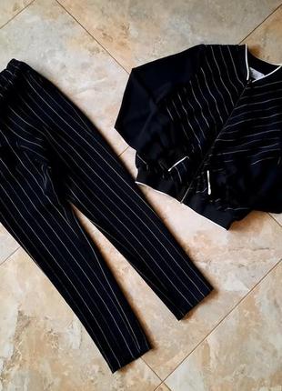 Твой любимый брючный костюм <unk> total black