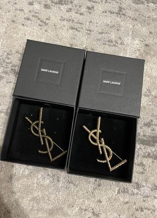 Брендована брошка ysl нова