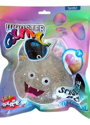 Іграшка-антістрес monster gum "squeeze ball xl - crystal" 12 cm (см) 3 в ас 2429791 фото