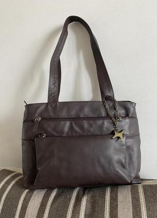 Зручна шкіряна сумка