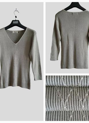 Шелковый джемпер свитер пуловер лонгслив bensai