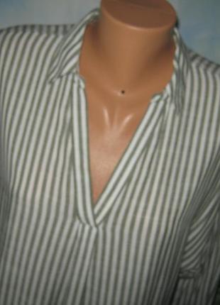 Фирменная блуза рубашка туника 100% вискоза2 фото