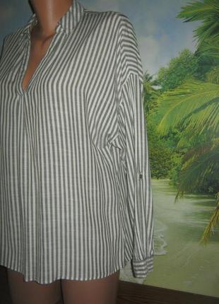 Фирменная блуза рубашка туника 100% вискоза3 фото