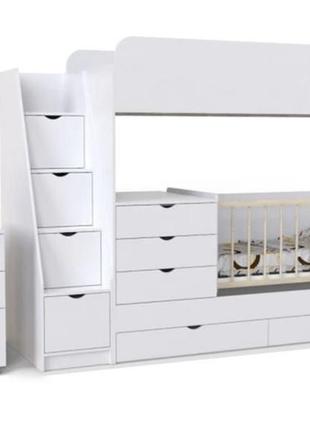 Двоярусне ліжко трансформер