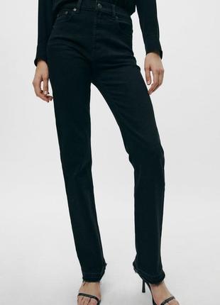 Джинси zara zw collection slim fit high-waist10 фото