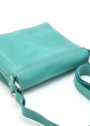 Жіноча невелика сумка через плече tarwa rkl-8077-3md блакитна7 фото