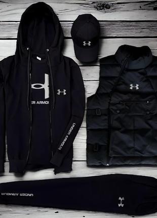 Мужской спортивный комплект 5в1 under armour6 фото