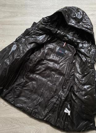 Шоколадная куртка виниловая лаковая водонепроницаемая водоотталкивающая2 фото