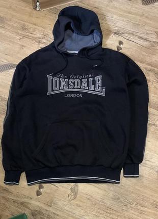 Оригинальное мощное худи от lonsdale (m)