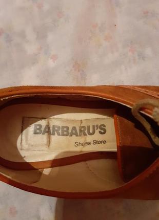 Туфли кожаные barbaru's5 фото