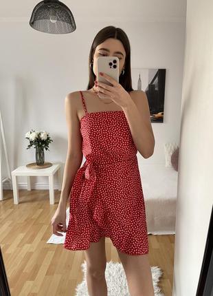 📎 платье красное на запах new collection ♥️2 фото