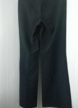 Черные брюки в тонкую полоску (стройнят) / высокая посадка lifeline4 фото
