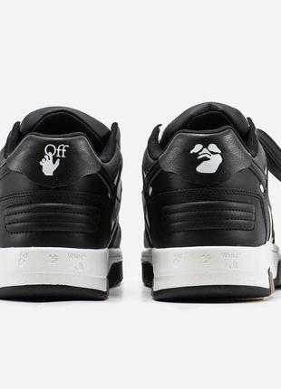 Off-white - out of office black white sneakers.4 фото